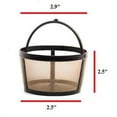 4Cup Basket Style Permanent Coffee Filters fits Mr. Coffee 4 Cup Coffeemakers, Set of 2