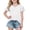 White, variant on Kids Girls T Shirts Cute Ruffle Sleeve V Neck Short Sleeve Tops Summer Solid Loose Fit Athletic Jogger Blouses