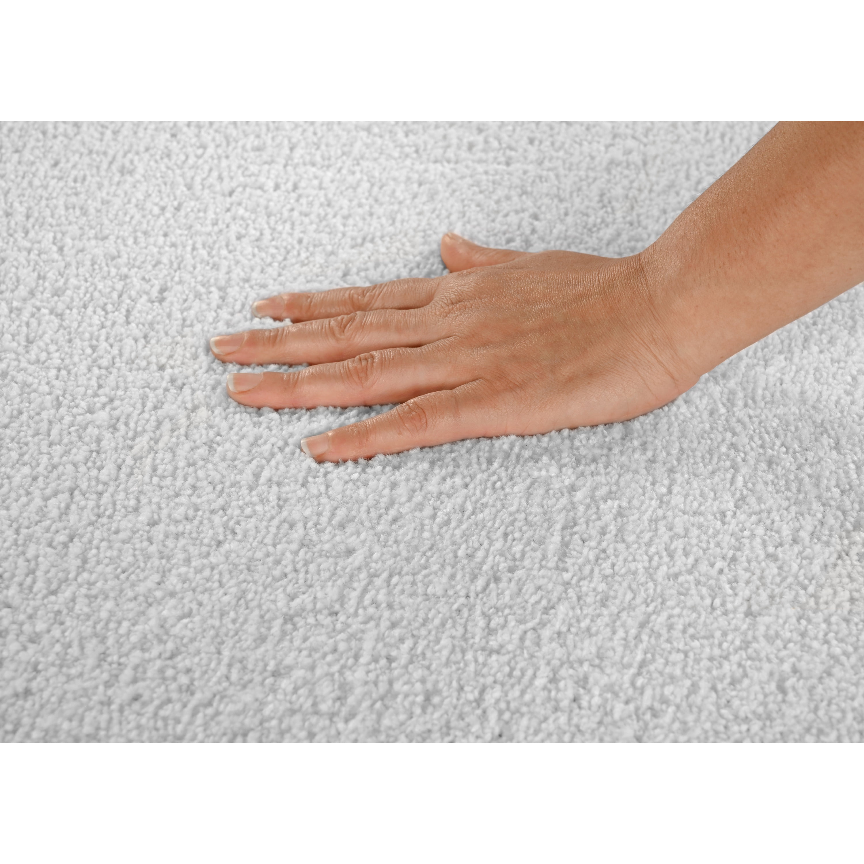 Garland Rug Gramercy Washable Polypropylene White Bath Rug, 24" x 40"