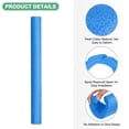 thumbnail image 2 of Uxcell 4-Pack Aislamiento de Tubos de Espuma, 25" x 2.4" (L x W) Envoltura de Protección de Tubo para Manejar Tubería de Agua [Azul], 2 of 6