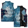 thumbnail image 2 of Chaleco sin mangas con estampado de gato personalizado para hombre Chalecos modernos y versátiles, cómodos y elegantes para hombres Chaquetas de invierno para hombres, 2 of 4