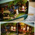 thumbnail image 4 of DIY Dollhouse Miniature House Kit , Miniature Dollhouse Box Theater Kit with Furniture,Handmade 3D DIY Wooden Assembly Room Kit ,Creative Crafts Gift Toys for Home Decoration, 4 of 8