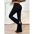 thumbnail image 2 of Women's Petite High Waist Slant Pocket Flare Leg Pants, 2 of 8