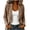 Khaki, variant on Commuter Blazer For Women, Solid Color Loose Fit Suit Jacket, Casual Business Work Wear, Professional Office Outwear Green 2XL