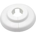 thumbnail image 3 of 10 Pack Single Rosettes For Radiator Tubes, Heater Pipe Cover, Rosette, Ring, 21mm, White Polypropylene (21mm), 3 of 5
