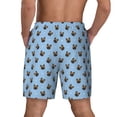 thumbnail image 4 of Goofa french Bulldog Face Printed Men's Swim Trunks Board Shorts Quick Dry Mens Swimming Trunks with Compression Liner,Breathable Fit Hawaii Beach Shorts-3X-Large, 4 of 9