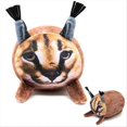 thumbnail image 2 of Floppa Plush 8In Caracal Chubby Pillow Cat Stuffed Animal Plush Toy, 2 of 5