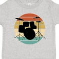 thumbnail image 4 of Inktastic Drum Set Retro Drummer Sunset Boys or Girls Toddler T-Shirt, 4 of 5