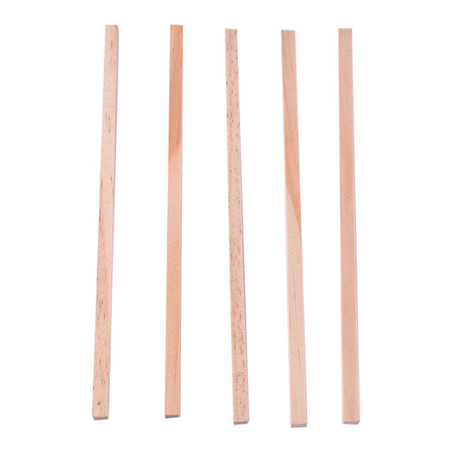 5 Piezas 10x10x200mm Palos de Madera de Pino Modelo de Artesanía de Bricolaje Zulema Art Craft Palos de madera