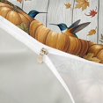thumbnail image 4 of Homewish Rustic Hummingbird Pumpkin Duvet Cover Queen, Chic Sunflower Queen Bedding, White Orange Blue, Gray Reversible 3 Pieces, 1 Duvet Cover and 2 Pillowcases, 4 of 6