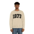 thumbnail image 2 of Women's 1973 Collegiate Font Sweatshirt 50th Birthday Sweatshirt, 2 of 5