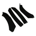 thumbnail image 2 of Front Bumper Lip Spoiler, ABS Bright Black Front Bumper Chin Splitter Bendable Strong Adhesion Anti Collision  For Vehicle, 2 of 8