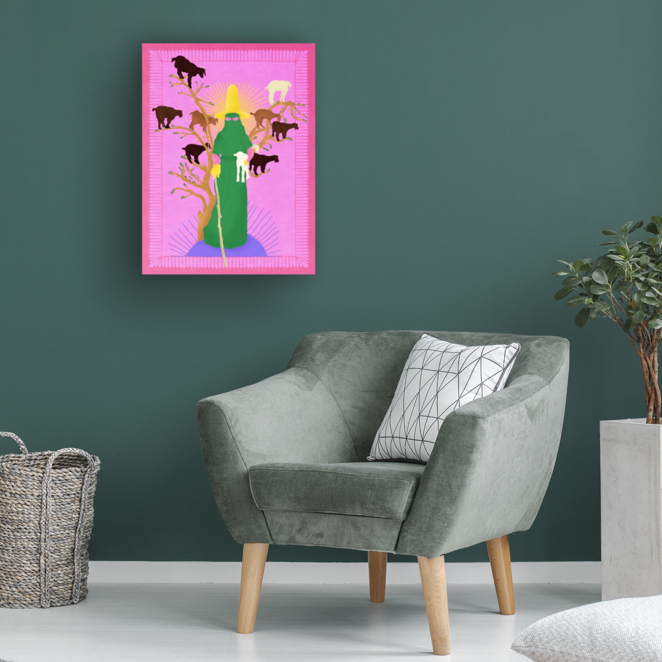 Trademark Fine Art Jota de jai Holy Woman Herder Canvas Wall Art