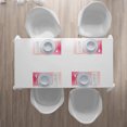 thumbnail image 4 of Ambesonne Pink Place Mats Set of 4, Blurry Colors Fantasy, Standard Size, Pink Peach White, 4 of 4
