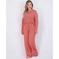 thumbnail image 2 of Real Essentials 2 Pack: Women’s Pajama Set Super-Soft Short & Long Sleeve Top With Pants (Available In Plus Size), 2 of 5