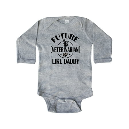 

Inktastic Veterinarian Like Daddy Gift Baby Boy or Baby Girl Long Sleeve Bodysuit