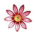 thumbnail image 2 of Xihbxyly Decoración de Pared con Flores de Hierro, Un Toque Vívido para El Hogar, Artesanía de Metal, para Uso En Interiores y Exteriores, Letrero de Bienvenida para Puerta de Entrada y Jardín, Encan, 2 of 2