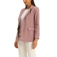 thumbnail image 4 of INSPIRE CHIC Women's Work Office Notched Lapel Long Sleeve Double Breasted Blazer, 4 of 5