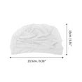 thumbnail image 4 of Unique Bargains 1 Pc Pleated Style  Swim Cap 5.91"x9.25" White, 4 of 6