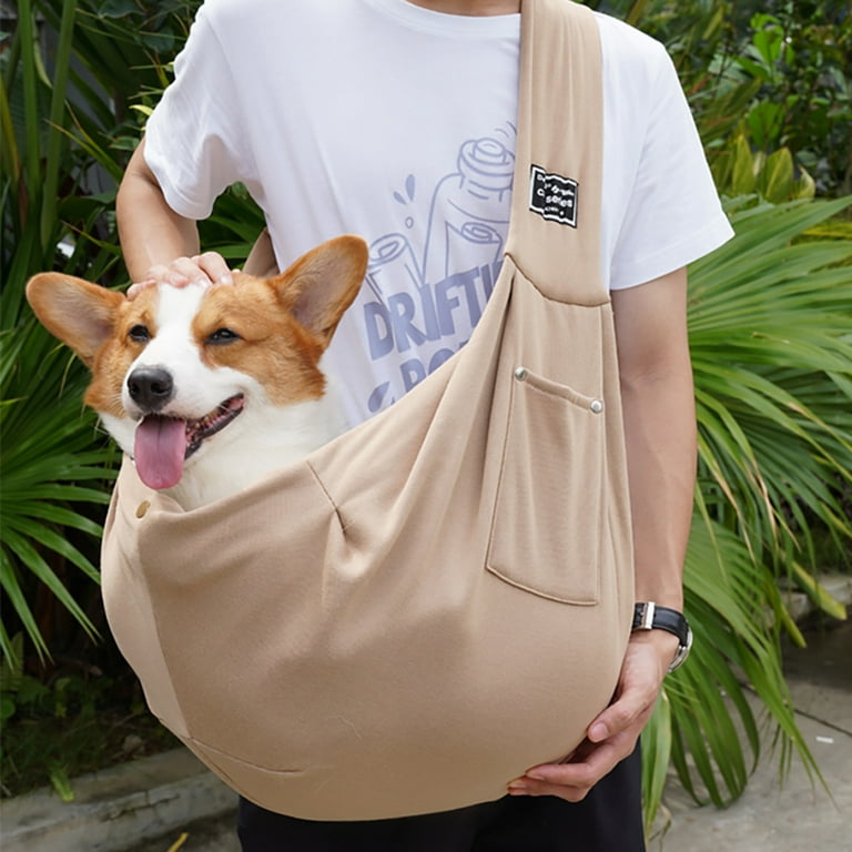 Kkkded Pet Dog Cat Sling Carrier Papoose Bag Soft Pouch and
