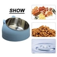 thumbnail image 3 of Cuencos inclinados para comida para gatos, cuenco inclinado de 15 ° para gatos, cuenco ortopédico para gatos, antivómitos, a prueba de derrames, gato elevado, 3 of 5