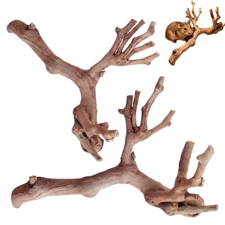 CHENjy Hamster Climbing Toys, Natural Grapevine Branches for Small Animal Cage Decor, Explore Hide Climb Play Enrichment Accessories for Active Pet Habitat
