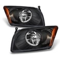 thumbnail image 6 of AKKON - For Dodge Caliber OE Replacement Black Bezel Headlights Driver/Passenger Head Lamps Pair New, 6 of 6