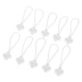 thumbnail image 1 of Tiradores de cremallera 10pcs cremallera tirones de la cuerda del cordón para la mochila de viaje al aire libre mochila blanco, 1 of 7
