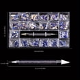 thumbnail image 4 of SNNROO Manicure 21 Grid Aurora Rhinestone Ornament Set Manicure Flat Bottom Drill Irregular Shape Drill Nail Decoration, 4 of 6