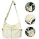 thumbnail image 2 of Bolso bandolera de lona de gran capacidad para mujer., 2 of 6