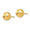 thumbnail image 2 of FB Jewels Leslie's 14K Yellow Gold Polished Faceted Post Earrings, 2 of 3