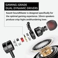 thumbnail image 3 of Auriculares para juegos KASOTT SoundMaster Pro V1 con controladores de audio duales, 3 of 7