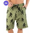 thumbnail image 2 of LazyOne Pajama Shorts For Men, Men's Separate Bottoms, Cotton Loungewear, Mythical, Creature (Bigfoot, Medium), 2 of 7