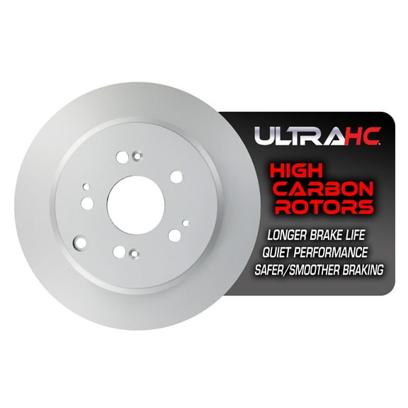 UltraHC Coated High Carbon Brake Rotor, Rear UR002436, Honda Odyssey 2017-2011