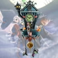 thumbnail image 1 of Adornos de jardín con colgante de reloj de carrusel de Halloween, adornos de elfo, 1 of 4