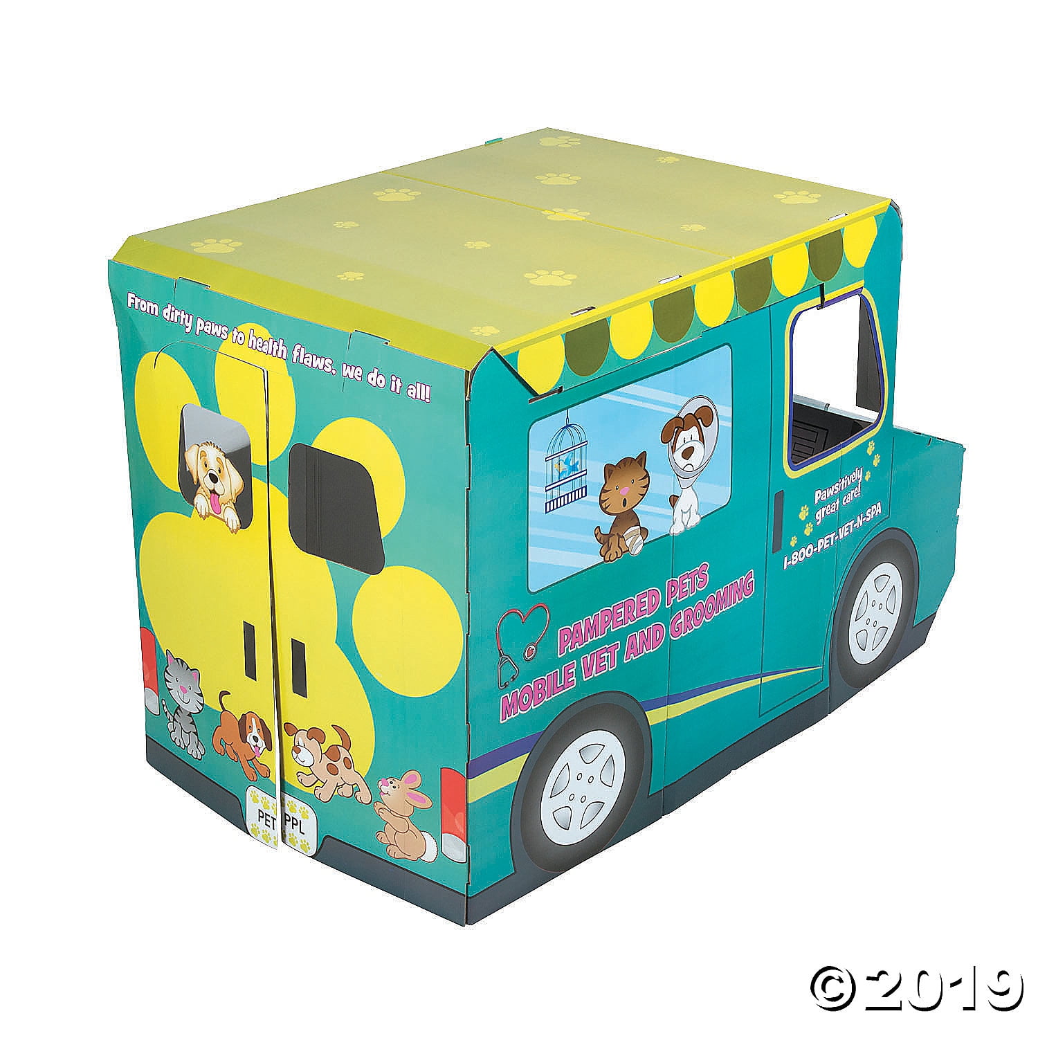 cardboard playhouse walmart