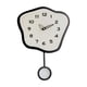 thumbnail image 1 of Reloj de pared de madera con adorno, silencioso, fácil de leer, ligero, con números arábigos grandes. Balanceo, 1 of 9