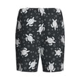 thumbnail image 2 of Lsque Turtle Mens Sleep Pajama Shorts,Short Pajama Pants, Cotton Ultra-Soft Knit-Small, 2 of 9