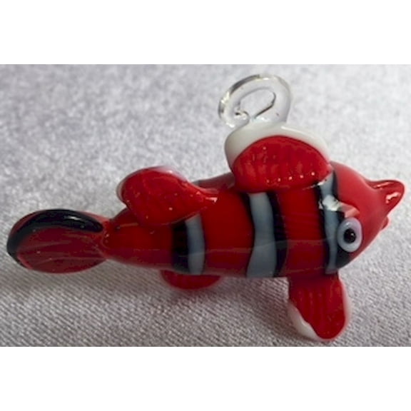 Hanging Glass Clownfish Ornament