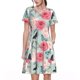 thumbnail image 1 of Balery Roses and Butterflies Vestidos sueltos de manga corta para mujer, vestidos de verano 2025, vestidos casuales de corte A con vuelo., 1 of 6