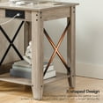 thumbnail image 4 of HOOBRO End Table 2-Tier Nightstand with USB Ports and Outlets Sofa Coffee Table Living Room BG45UBZ01, 4 of 6