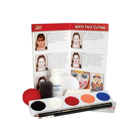 Mehron Clown Makeup Kits (5 Colors)