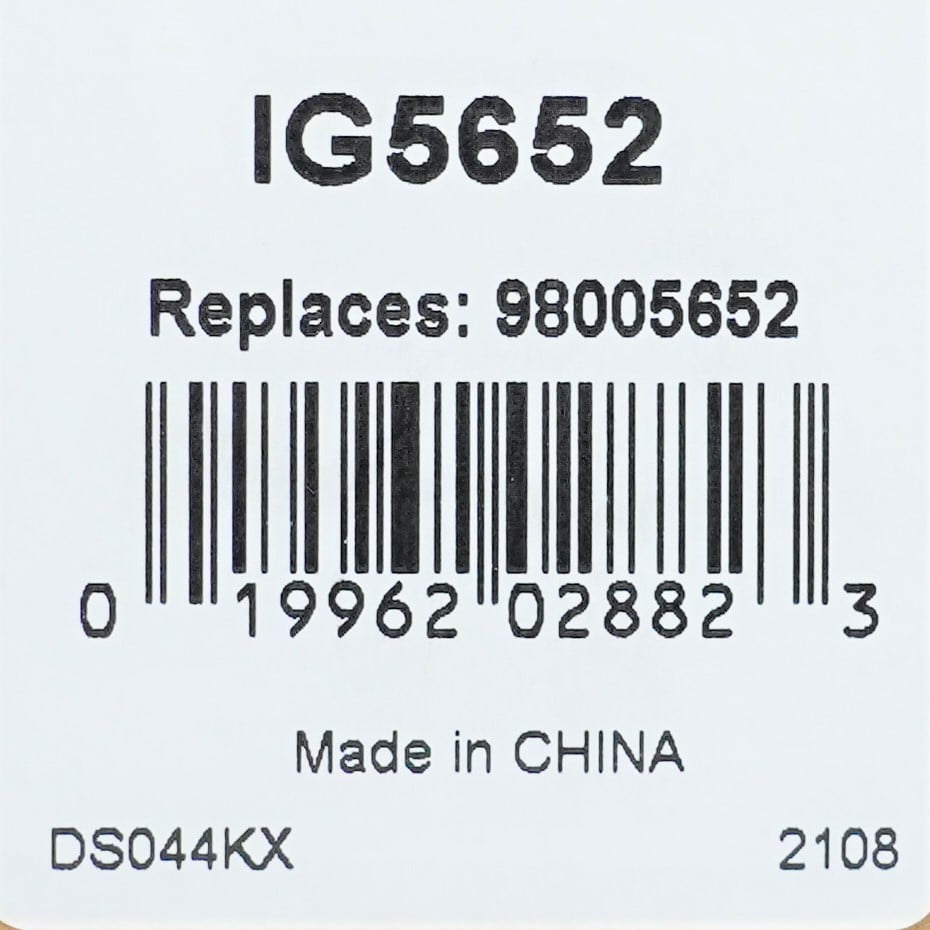 Gas Range Igniter Replaces Whirlpool, W10918546, 98005652, IG5652, DS044KX