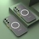 thumbnail image 1 of Funda protectora mate a prueba de golpes con carga Magsafe - Compatible con Samsung Galaxy S23/S22 Ultra Plus/S21 Fe, soporte magnético, cubierta transparente, 1 of 4