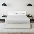 thumbnail image 2 of Storage Wood Bed with Angled Headboard (White) - Full, 2 of 2