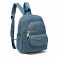 thumbnail image 6 of AOTIAN Mini Nylon Women Backpacks Casual Lightweight Small Daypack Light Blue, 6 of 7