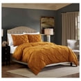 thumbnail image 2 of GpLuMy Berlin 3-Piece Pintuck Pinch Pleat Bedding Comforter Set (Queen, Spice), 2 of 7