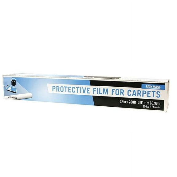 3-Pack of 36” x 200’ Trimaco 63620 Protective Films Protective Carpet Film, 3-Mil