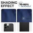thumbnail image 4 of Superior Blackout Solid Light Filtering Grommet Curtain Panel Set, 46" x 108", Navy Blue, 4 of 8