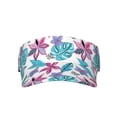 thumbnail image 2 of Kdxio Hawaiian Style Print Sun Visor Hat Golf Visor Adjustable Velcro Outdoor Sports Cap for Men Women, 2 of 7
